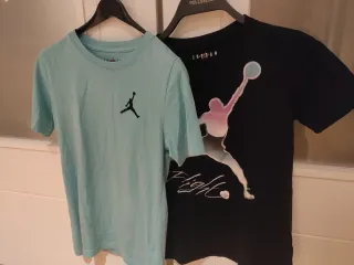 Camiseta niño Jordan (Negra y Turquesa)