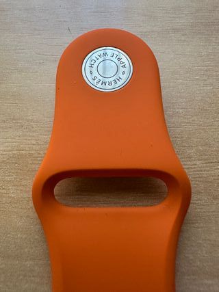 Apple Watch X Hermès 41mm. Orange Sport Band S/M