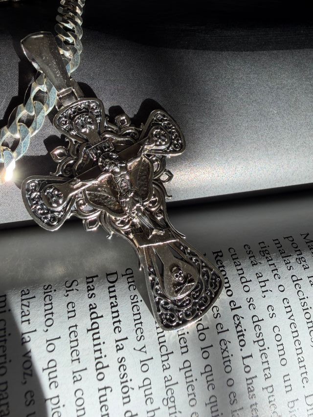 Croce ortodossa in argento