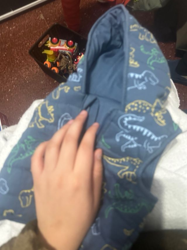 Chaleco bebé dinosaurios 3-6 meses