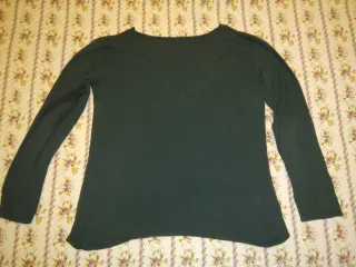 Blusa verde con encaje talla M mujer