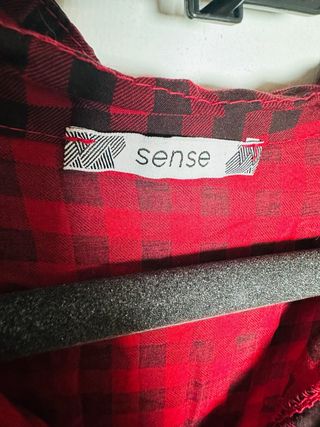 Camisa cuadros Sense Talla S