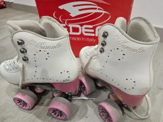 Patines EDEA Esordio Blanco/Rosa