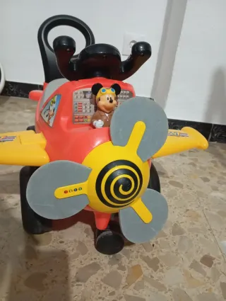 Avión Correpasillos Mickey y Donald
