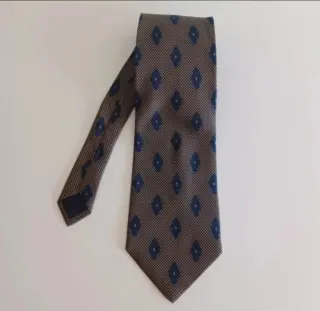 Corbata Lamberto Vintage Seda Años 80