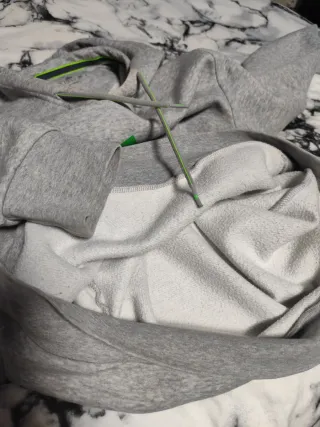 Sudadera larga clásica Adidas color gris