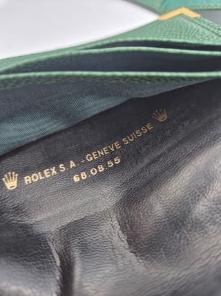 Original ROLEX 2x Portadocumentos Vintage