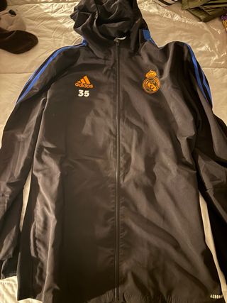 Chándal Real Madrid Adidas Negro Azul Talla L