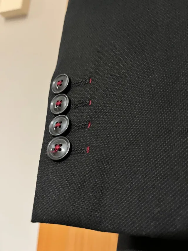 Blazer americana hombre negro