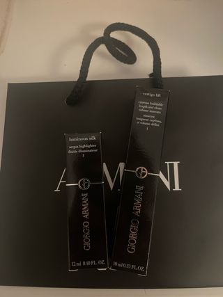 Pack Armani Mascara e Iluminador con Bolsa
