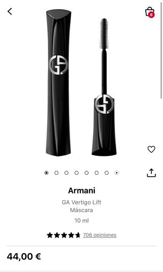 Pack Armani Mascara e Iluminador con Bolsa