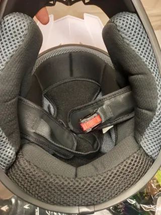 Casco Motocross con Guanti e Occhiali