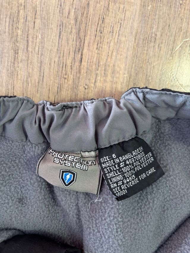 Pantalón de Ski Niño 6 Negro Protection System