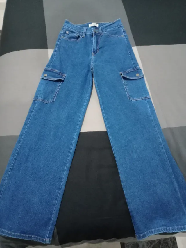 Vaqueros cargo mujer