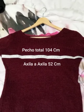 Jersey Oversize  Burdeos Talla XL Curve Burdeos