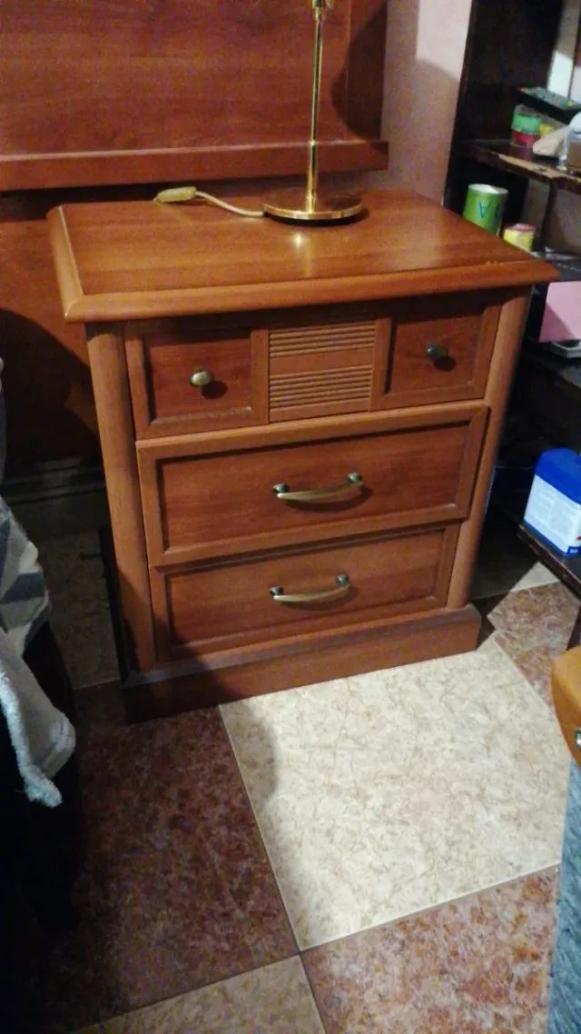 Mesitas de noche de madera (2 unidades)