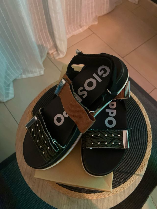 Sandalias Gioseppo Mujer Negro Marrón