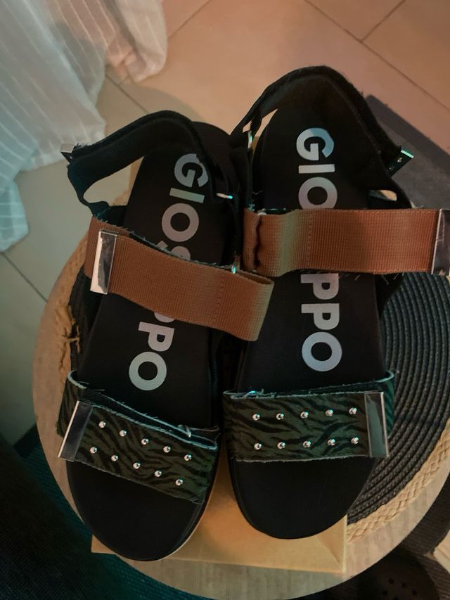 Sandalias Gioseppo Mujer Negro Marrón