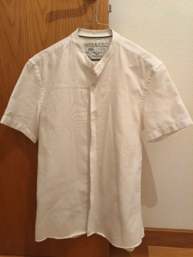 Camisa Zara manga corta
