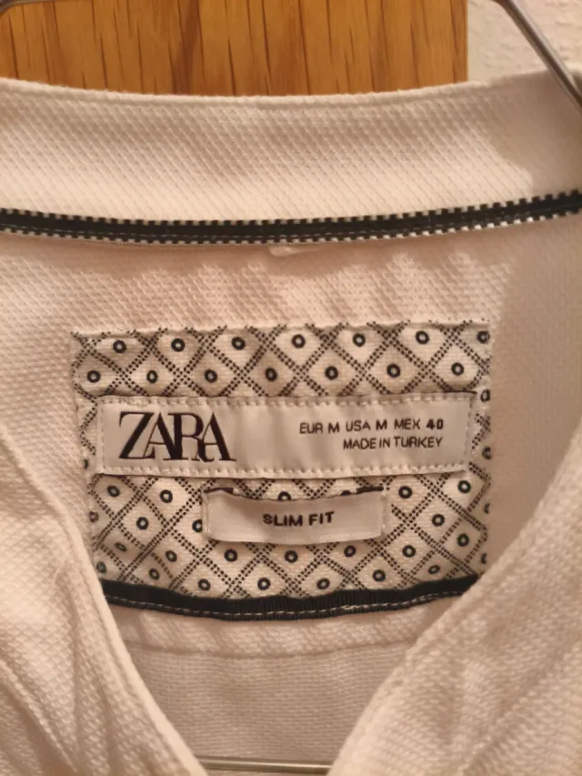 Camisa Zara manga corta