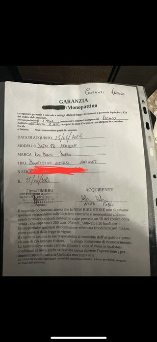 Patinete Eléctrico Dardo T8 1000W