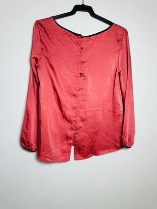 Blusa Bershka Roja Talla S