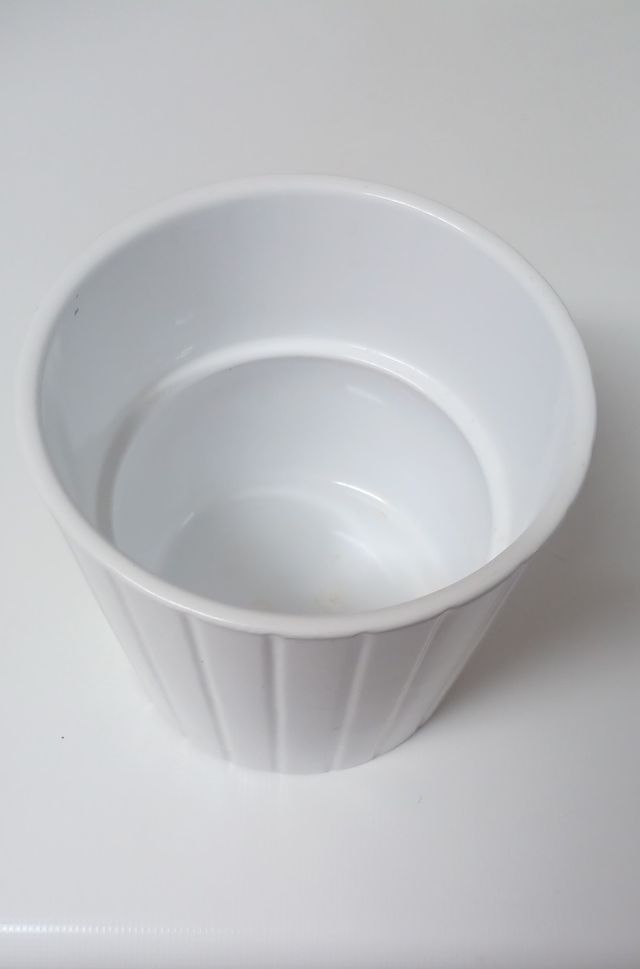 Vaso in ceramica bianco