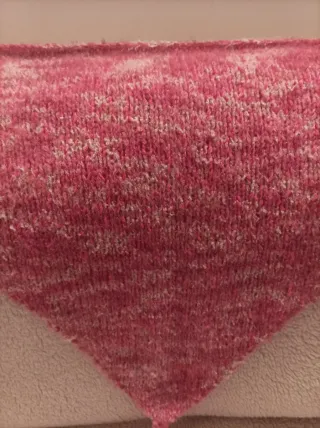 Sciarpa scaldacollo lavorata a maglia