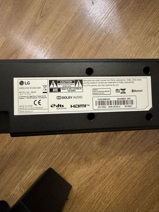 Barra de Sonido LG Negra