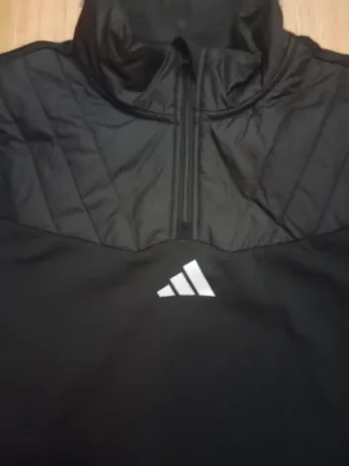 Sudadera Adidas negra con cremallera