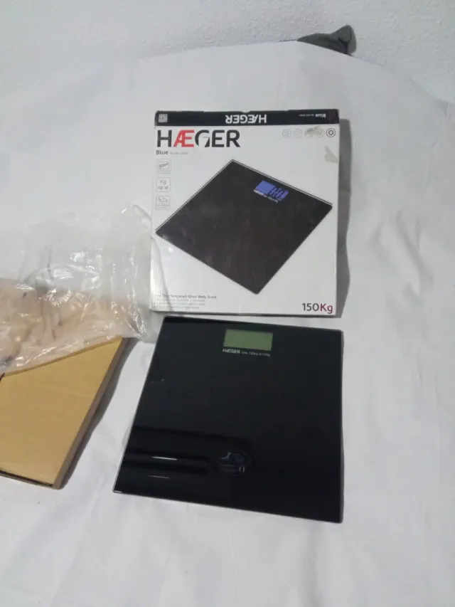 Balanza Digital HAEGER Negra
