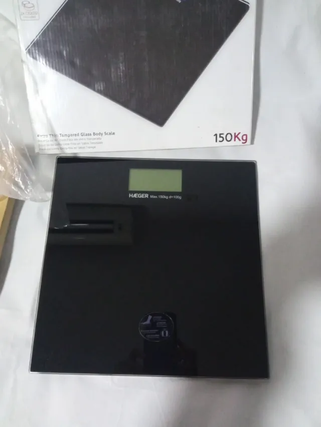 Balanza Digital HAEGER Negra