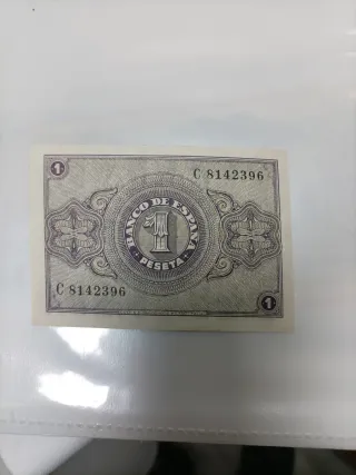 1 Peseta 1938 Banco de España Burgos