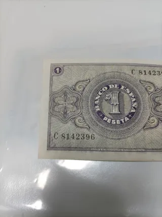 1 Peseta 1938 Banco de España Burgos
