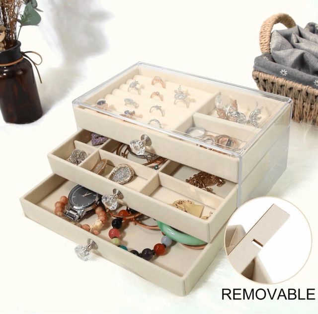 Joyero Organizador 3 Niveles