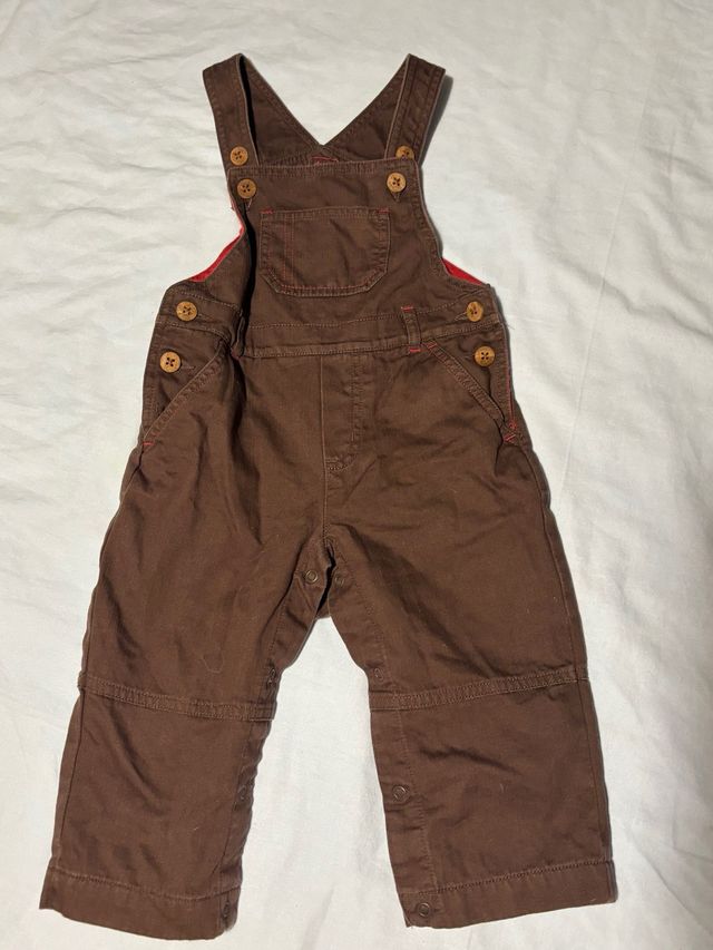 Peto forrado niño 18 meses marrón