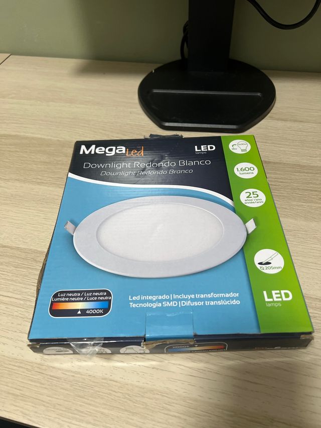Plafón LED Mega Led Redondo Blanco 4000K