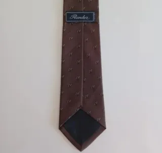 Corbata Seda Flander Vintage Años 80