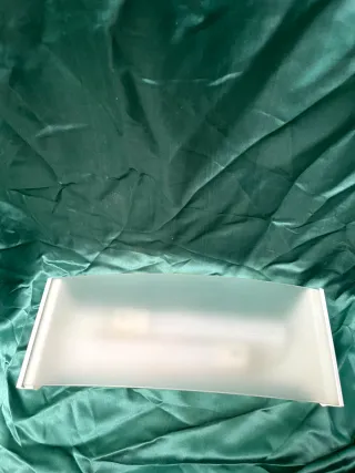 Aplique de pared blanco de cristal