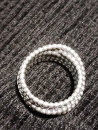 Anillo Pandora Plata y Oro 14k con Diamantes