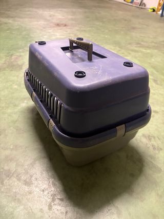 Transportín gato/perro azul