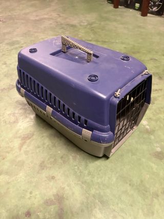 Transportín gato/perro azul