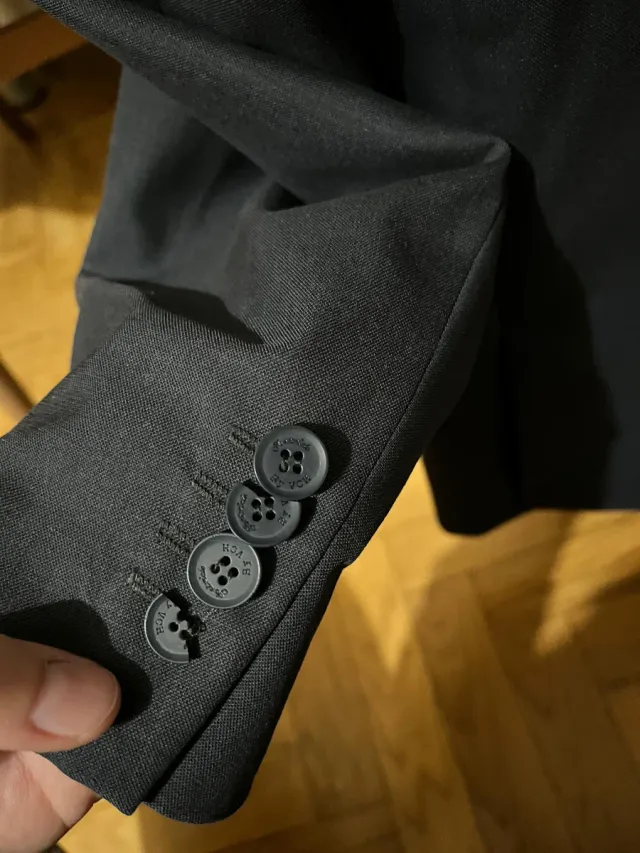 Americana de vestir gris hombre