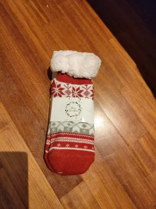 Calcetines térmicos navideños talla única