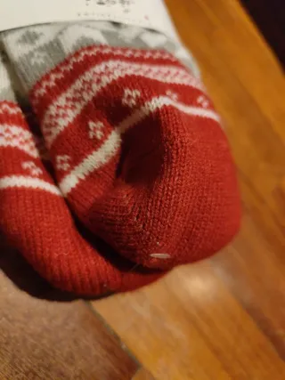 Calcetines térmicos navideños talla única