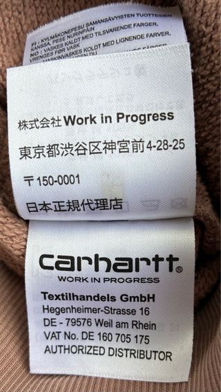 Sudadera Carhartt WIP Talla S Rosa