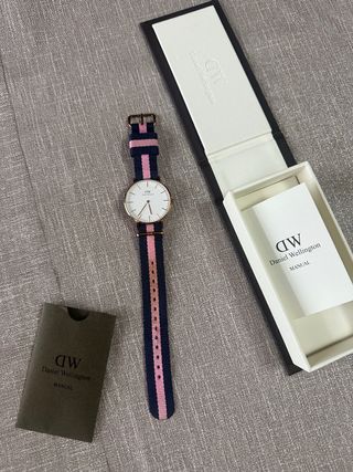Reloj Daniel Wellington Original Azul/Rosa