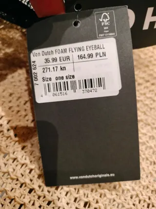 Gorra Von Dutch Originales Negra y Blanca