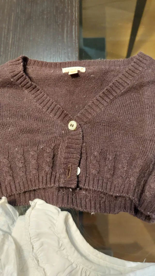 Lote vestidos Lola, Gocco, Gap, peto vaq Zara 24m