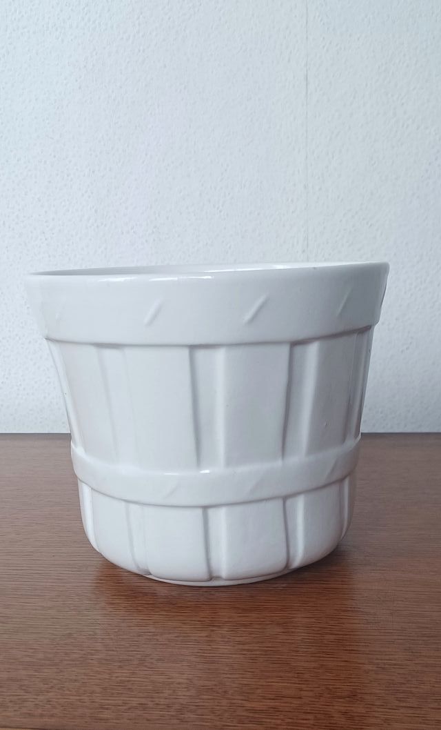 Vaso in Ceramica Bianca